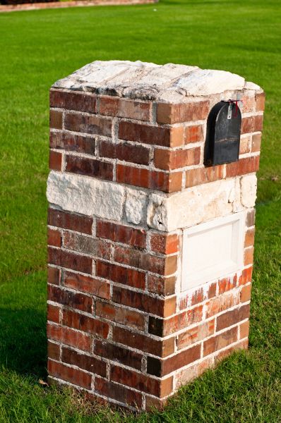 Brick Mailbox Installation in Joplin